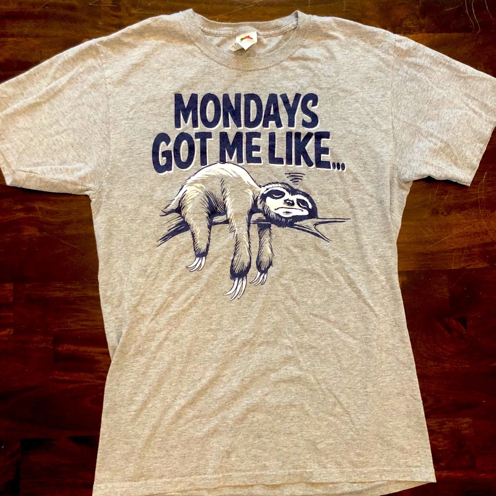 Sloth graphic t-shirt